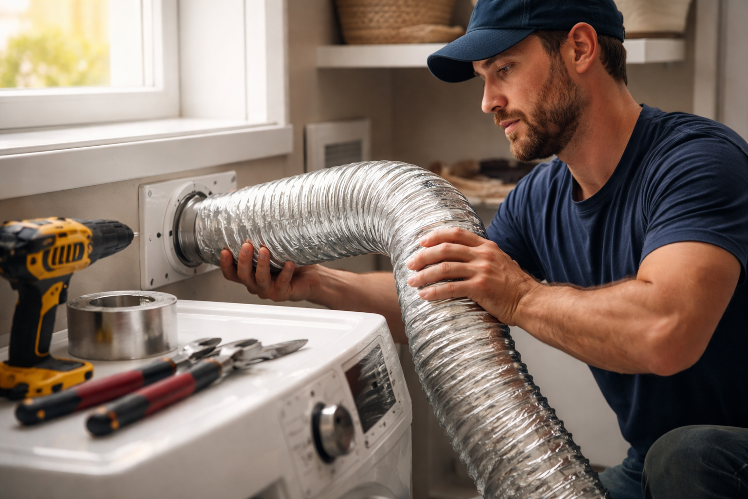 Dryer Vent Hose Replacement: Best Materials, Tools & Installation Tips